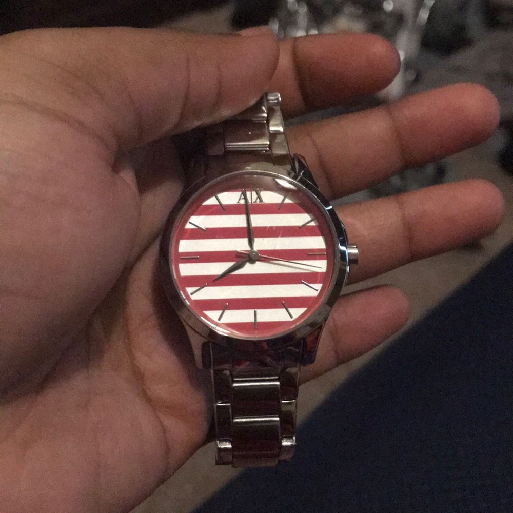 Armani Exchange Silver Watch
